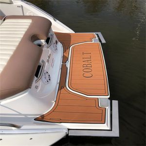 2017 Cobalt 24 SD Swim Step Transom Pad Boot EVA-Schaum Faux Teak Deck Bodenmatte