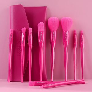 Makeup Tools 10 PCS Candy Color Brushes Set With Bag For Face Make Up Women Beauty Professional Foundation Blush Eyeshadow 231128