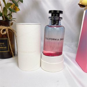 Flacone in vetro per profumo neutro di alta qualità e lusso Flacone spray in vetro blu e rosa Flacone sfumato Profumo Dawn EDP10ml