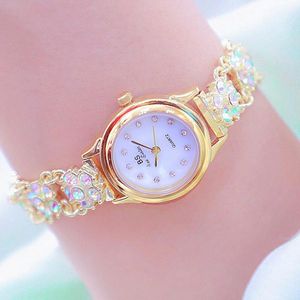 Relógios de pulso pequenos discos de pulso Relógios 2023 Diamond Rhinestone Silver Gold Women Women Feminino Simples Wriswatches Montre FemmewristWat