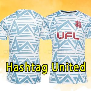 23 24 Hashtag United F.C. Soccer Jerseys Fans Version Spencer Irving camisetas de futbol Andy Cade-Watts 2023 2024 Home Away jersey Sam Alcott Men Kids Football Shirt