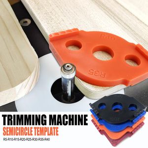 gereedschap Arc Template Trimming Machine Engraving Machine Round Corner Template R gauge Electric Wood Milling DIY Woodworking Tools