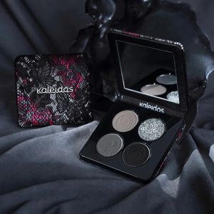 Eye Shadow Kaleidos Smoked Lace 4 Color Eyeshadow Palette Black Jasmine Cold Brown mångsidig Earth Tone Pearlescent Matte Eyeshadow Palette 231128