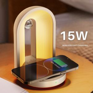 Computer S ers Multifunctional Mobile Phone Wireless Charging Night Light Atmosphere Lamp Table Bluetooth S er Valentine's Day Gift 231128