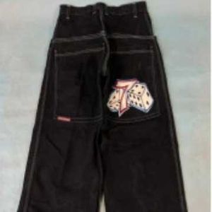 Jnco Baggy Kot Hip Hop Kaya Nakış Desen Erkek Kadınlar 2023 Yeni Moda Sokak Giyim Retro Harajuku Yüksek Bel Geniş Bacak Jeans G2