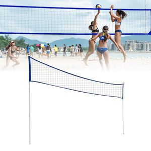 Inne towary sportowe Przenośna siatkówka siatkówka Składana siatkówka siatkówka do siatkówki Badminton Tinnis Net z typem stojakiem na plażowy park na świeżym powietrzu 231127
