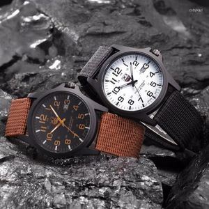 Wristwatches Outdoor Men Date Stainless Steel Military Sports Analog Quartz Army Wrist Watch Men's Party Decoration Business