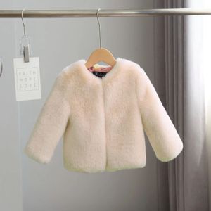 Down Coat Spring Baby Girls Clothes Faux Rabbit Fur Children Fleece Jacket Warm Snowsuit 110 Y Hooded Parka Outerwear XMP506 231128