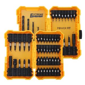 Schroevendraaier conjunto de bits chave de fenda elétrica impacto 1/4 phillips quadrado torx parafuso unidade dicas para broca casa magnética cruz lote cabeça