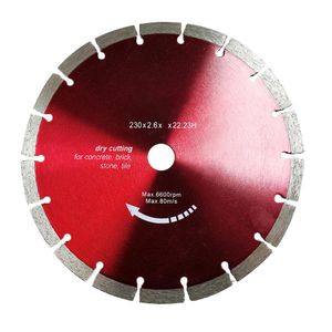 Peças 230mm 9 Polegada disco de corte de diamante disco de diamante concreto mármore cerâmica granito segmentos circulares lâminas de serra