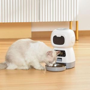 Alimentação 3.5l wifi remoto app controll inteligente automático animais de estimação alimentador para gatos cães dispensador de comida temporizador cães gatos suprimentos alimentação bowler