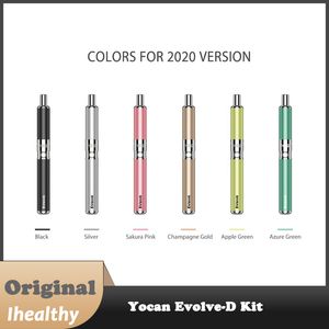 Yocan Evolve-D Kit 650mAh Bateria Seca Erva Combustão Vaporizador Zinc-Alloy Chassis Construção Vape Pen