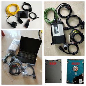 2024 2IN1 Strumenti diagnostici auto MB Star C5 ICOM A2 Diagnosi 1TB SSD HDD Cavo Car Laptop T410 I5 4GB per BMW Mercedes Cars