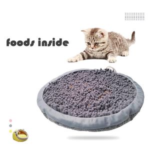 Feeding Pets Snuffle Pad Soft Slow Feeder for Dogs Chew Cats Nose Work Toy Treats Dispenser IQ Training Washable Sniffling Puzzle Mat