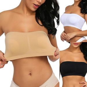 Camisoles & Tanks Women's Plus Size Strapless One-Piece Bra Wireless Breathable Corset Invisible Push Up Underwear Lingerie Non-Slip