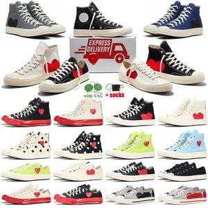 Designer Classic z lat 70. Buty Casual Buty Big Eyes Red Serce Form Platforme Platforma Wymień gwiazdy dla mężczyzn Chuck 70 Chucks Sneaker