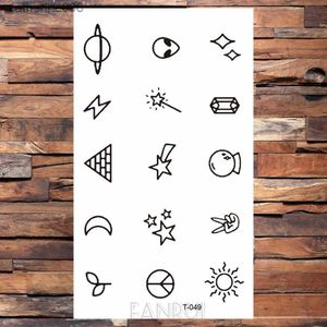 Tattoos Colored Drawing Stickers 25 Desgin Cool Letter Temporary Leaves Tattoo Branch Flower Waterproof Tattoo Women Body Arm Art Finger Tatto Stickers Men HandL23