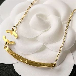 Womens Designer Necklaces Luxury Brand Jewelry Mens Fashion Necklace Chain Gold Chains Letter Jewelrys Necklace For Women Wedding