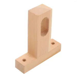 Borse portaoggetti Cavalletto Appendiabiti Flangia Armadio Staffa per asta Asta di legno Montaggio a soffitto Supporto di montaggio in legno