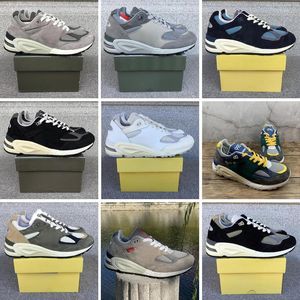 Дизайнерские спортивные кроссовки мужские женские 990V2 990 V2 Teddy Santis Grey Tan Sea Salt Black True Camo Navy Grey Black Wtaps ALD 40th Anniversary