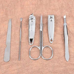 Party Favor 150 Sets Nail Clipper Kit Scissor Eyelash Tweezer Ear Pick Manicure Gifts And For Guest 6 Pcs/set