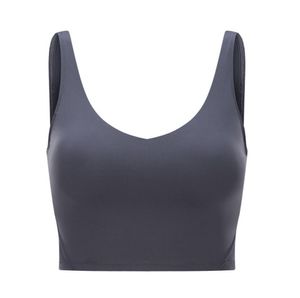 T-shirt corta da donna Canotta firmata Gilet senza maniche Pullover lavorato a maglia traspirante Donna Sport Top reggiseno canotta tinta unita donna slim sport A15