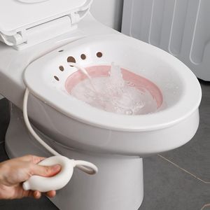 Vasche da bagno Donna Bidet pieghevole Portatile Materno Autopulente Parti intime femminili Irrigatore per anca Lavaggio del sedere Vasino Toilette per adulti per bambini