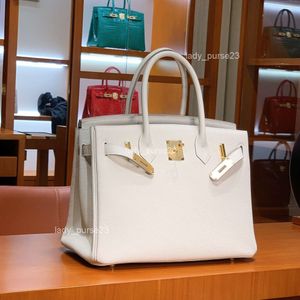 Modello di tote in pelle Lychee Code Women Lady Lady Real Calf Classic Borse Borse Bags Designer Bags Togo H-Zipper Leather Genuine Borse BK25 30 AJ0B