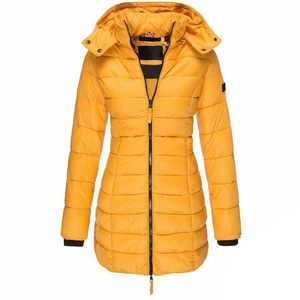 Deri kapüşonlu parkas kadınlar ceket 2021 Sonbahar kışlık klasik moda kıyafetleri sarı kırmızı mavi gri siyah yeşil manteau femme
