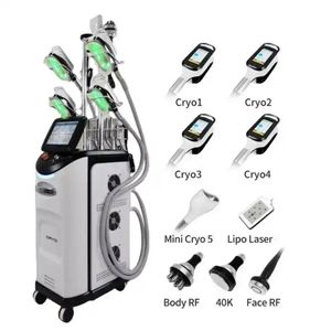 Hot Seller Cold Body Sculpting 360 graders Cryolipolysis Fat Frys Viktminskning Lipo Laser Fat Cavitation RF Equipment