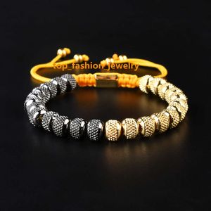 F312 para presentes designs joias de mão de luxo 8mm cobre personalizado contas de abacaxi de aço inoxidável pulseira charmosa