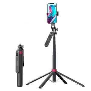 Selfie Stick Bluetooth Telecomando Testa per treppiede portatile Foto Mobile Live Streaming Stand Stabilizzatore Treppiede