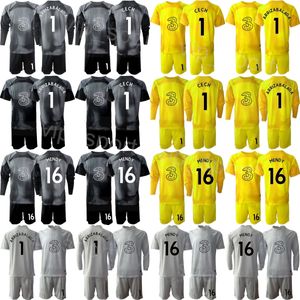 Clube Equipe Goleiro Juventude Robert Sanchez Jersey Futebol 22-23 Conjunto Manga Longa Djordje Petrovic Kepa Arrizabalaga Edouard Mendy Courtois Camisa de Futebol QieErXi