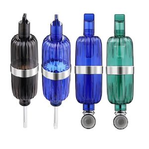 Mini PC Nectar Collector Hookahs gränsöverskridande handhållen vattenrör med glas Tips Torra brinnande krämuppsättning Dab Straw Oil Rigs Rökningsverktyg