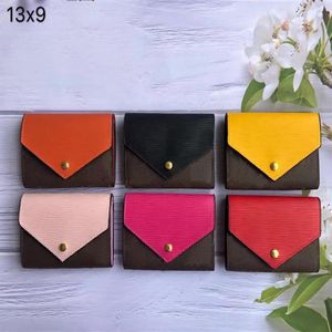 Factory Direct Fashion Simple Short Wallet Three Fold Card Bag Ladies Boutique Gift229N