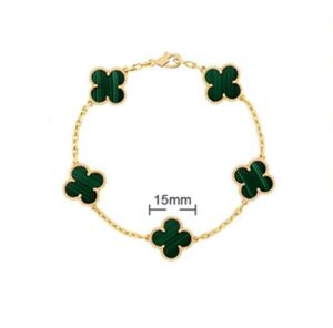 Classic 4/four leaf clover designer bracelet white red blue Agate Shell Mother-of-Pearl charm bracelets 18K Gold Plated luxury wedding woman fashion high quality