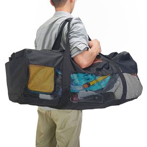 Bolsa de praia portátil de armazenamento seco com malha multifuncional ajustável Duffel de grande capacidade para surfar no mergulho 230427