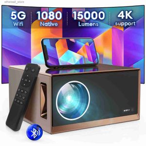 Projetores XIDU S1 Projetor 4K Nativo 1080P 550ANSI Android 9.0 Projetores HD Movie Proyector Home Theater Beamer LED Projetor WiFi 6 Q231128