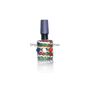 Tillbehörsapappar Colorf Rasta Glass Bowl 14mm Slide Flower Cone For Bongs Tobacco Rökning Wholesale Beautif Made Drop Delivery Ho Dhlva