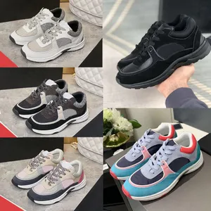 Designer brand Sneaker Calfskin Casual Shoes Reflective luxury Vintage Suede Leather Men Trainers Fashion Stylist Shoes Patchwork Leisure Platform Sports shoe