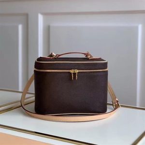 Bucket bag for women classic Cosmetic Case leather shoulder bag Tote handbag makeup201E