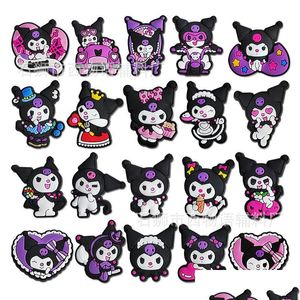 Cartoon-Zubehör, Anime-Charms, Großhandel, Kindheitserinnerungen, Kuromi Melody Collection, lustiges Geschenk, Schuh-Pvc-Dekoration, Schnalle, weiches Rubb, Dh72V