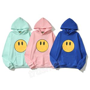 Yeni Erkek ve Kadın Hoodies Sweatshirts Drews Baskı Evi Gülümseme Uzun Kollu Kapüşonlu Stil Kış Süvari Üstleri Giyim Yüksek Kaliteli Toptan