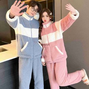 home clothing Couple pajamas spring autumn winter coral velvet thickened flannel cute setvaiduryd