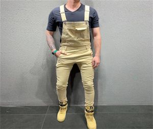 Men039S jeans 2022 EST Europe America Style Mens Denim Pants Dungarees Bib Overalls Jumpsuits Moto Biker Baggy byxor Fashion5016261