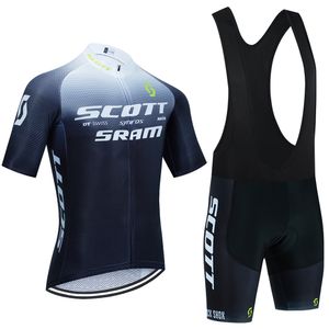 2024 Scott Bike Jersey Cycling Shorts Passar Män kvinnor Väg cykel snabb torr pro ciclismo maillot ridtröja 20d haklappar byxor kläder