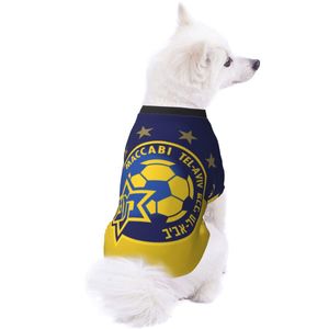 Hoodies Israeli Maccabi Tel Aviv Cute pets wear Pet Dog Costume Pet Clothes Dog Wear Puppy Costume Soft Warm Sweater Vest Dog Outfit