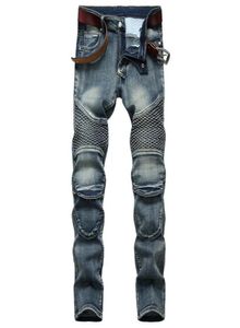 Designer Motorrad Jeans Herren Reiten Knieschützer Nostalgische Motorrad Jean Slim Fit Trendy Herren 3 Farben Retro Vintage Hose8089037