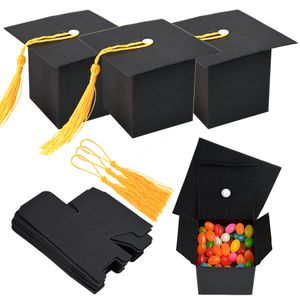 Graduation Gratulation Gift Diy Candy Cake Packaging Boxes Bachelor Cap Surprise Box for Son/Tochter Graduate Party 5/10P