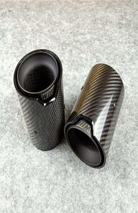 A piece Matte Black Style Exhaust pipe Muffler tip For B M W M2 M3 M4 performance Carbon fiber Stainless Steel End Tips Auto Part 1558956